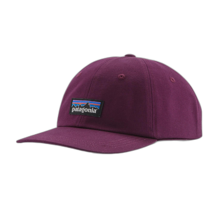 Czapka PATAGONIA Trad P-6 Label /  fioletowy