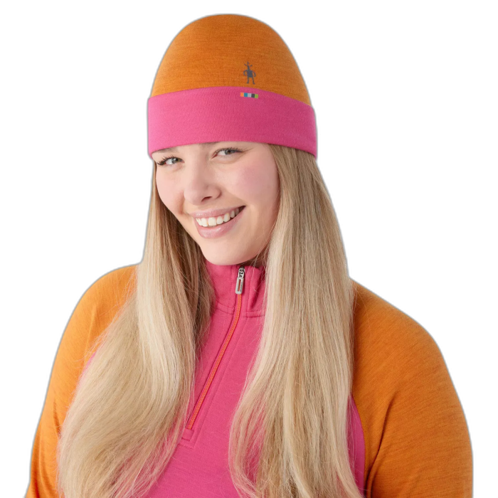 Czapka SW956 Reversible Cuffed Beanie /  różowy