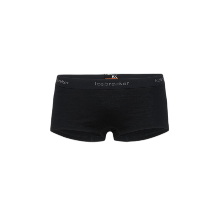 Figi damskie ICEBREAKER Oasis Boy Short 104467 /  czarny