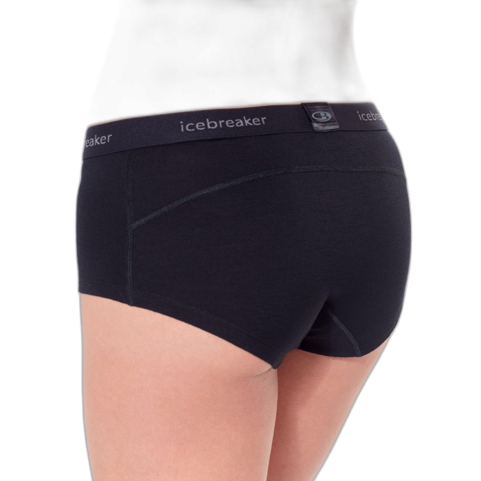 Figi damskie ICEBREAKER Oasis Boy Short 104467 /  czarny