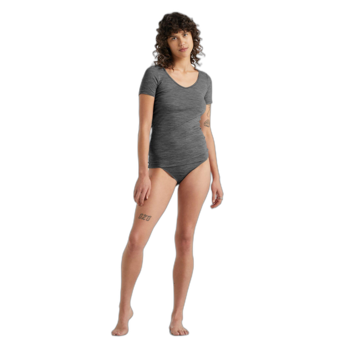 Figi damskie ICEBREAKER Siren Bikini 103164  /  szary