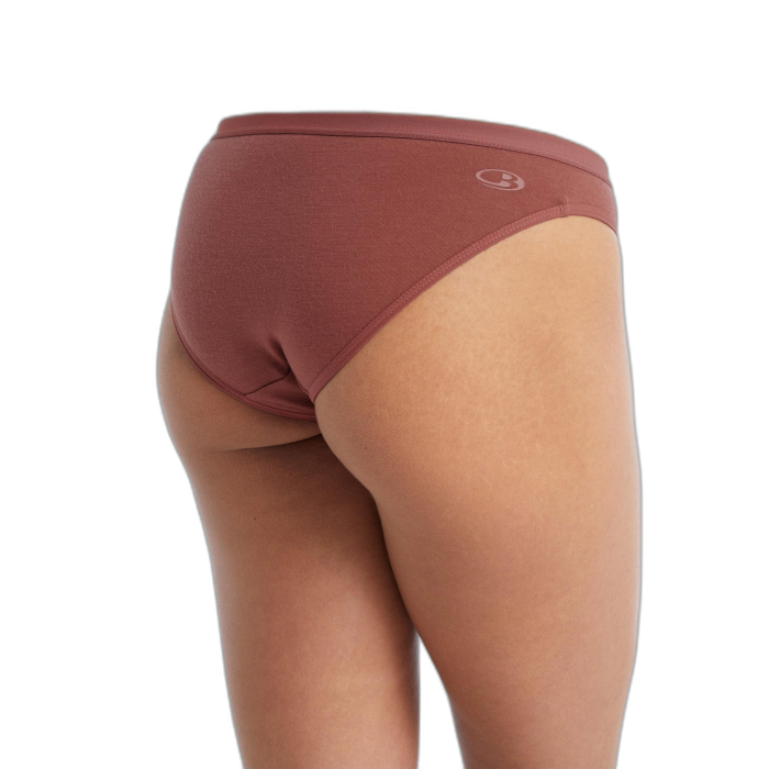 Figi damskie ICEBREAKER Siren Bikini 103164  /  czerwony