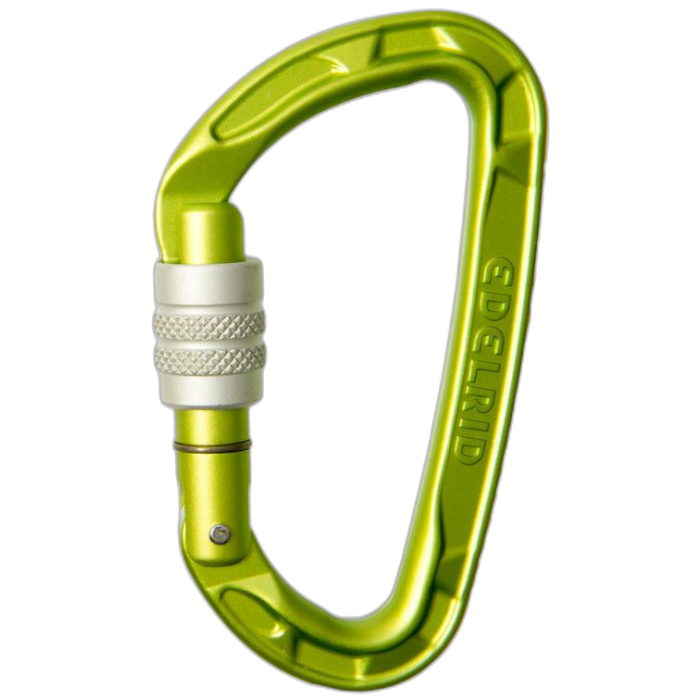 Karabinek EDELRID Pure Screw /  zielony