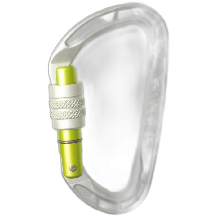 Karabinek EDELRID Pure Screw /  szary