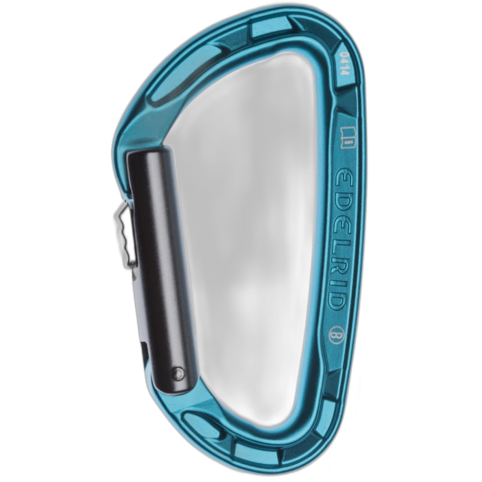 Karabinek EDELRID Pure Slider /  niebieski