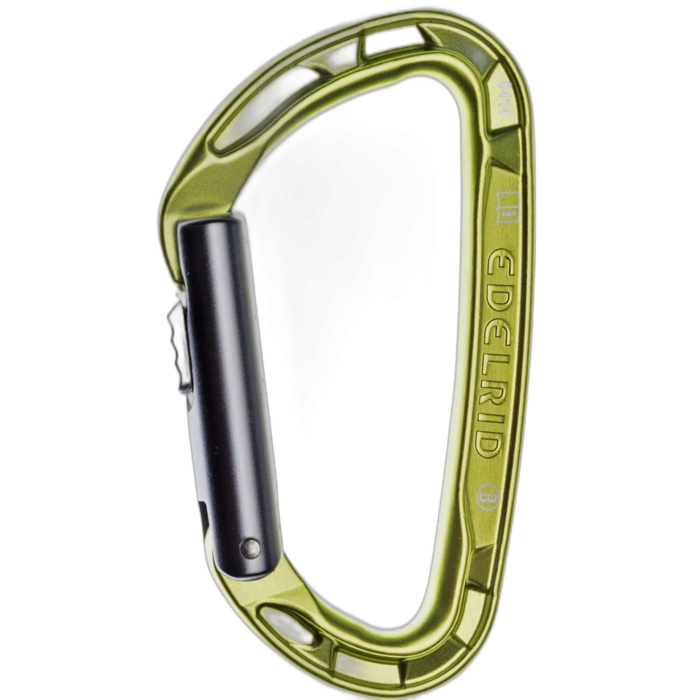 Karabinek EDELRID Pure Slider /  zielony