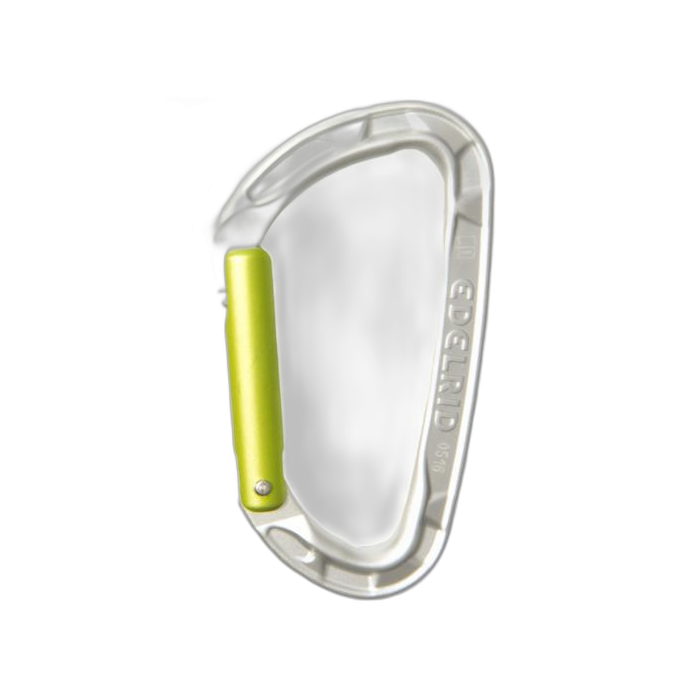 Karabinek EDELRID Pure Straight /  szary
