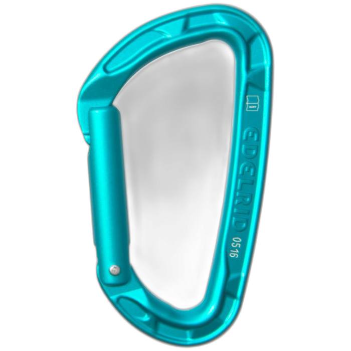 Karabinek EDELRID Pure Straight /  niebieski