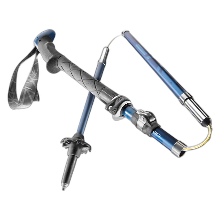 Kije LEKI Micro Vario Carbon /  niebieski