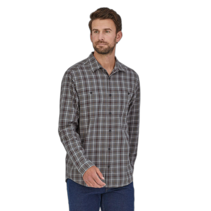 Koszula męska PATAGONIA Pima Cotton LS /  wielokolorowy