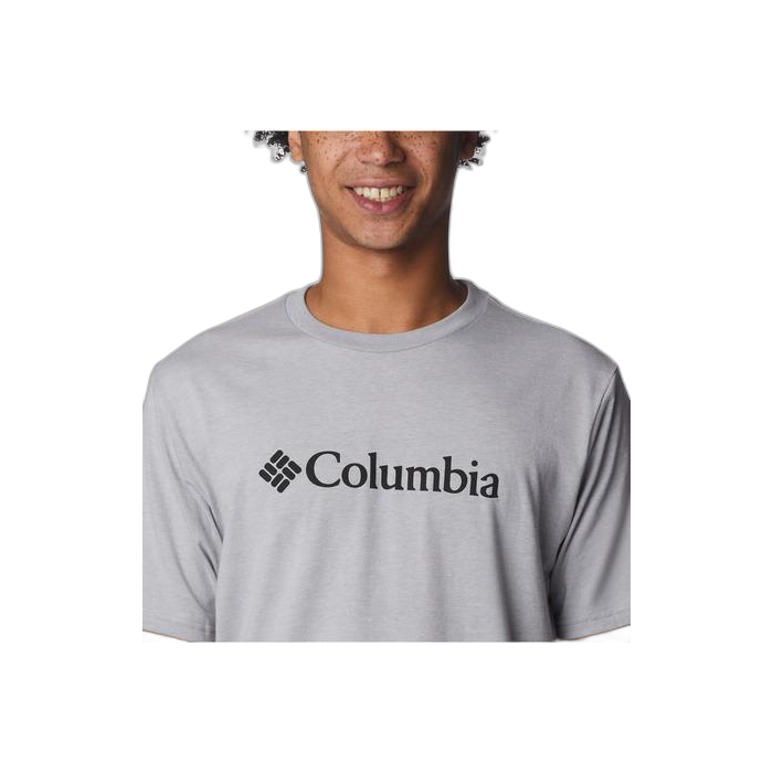 Koszulka COLUMBIA EM2180 CSC Basic Logo /  szary