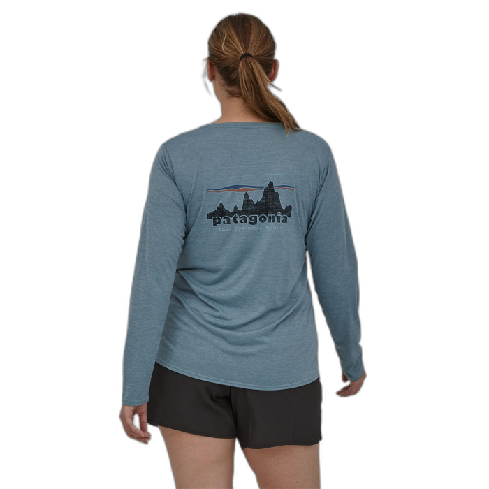 Koszulka damska PATAGONIA Capilene Cool Daily Graphic L/S /  niebieski
