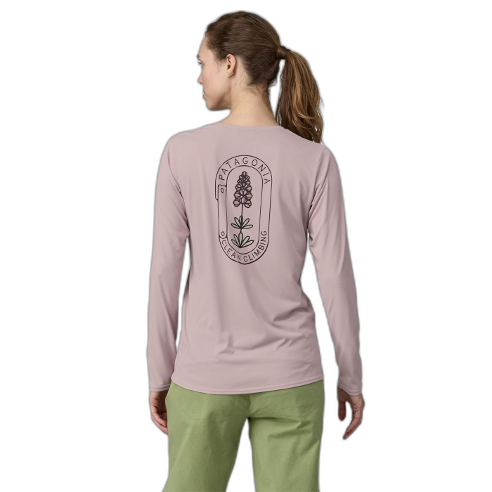 Koszulka damska PATAGONIA Capilene Cool Daily Graphic L/S /  fioletowy