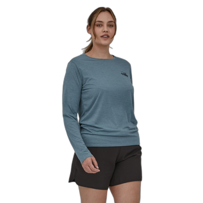 Koszulka damska PATAGONIA Capilene Cool Daily Graphic L/S /  niebieski