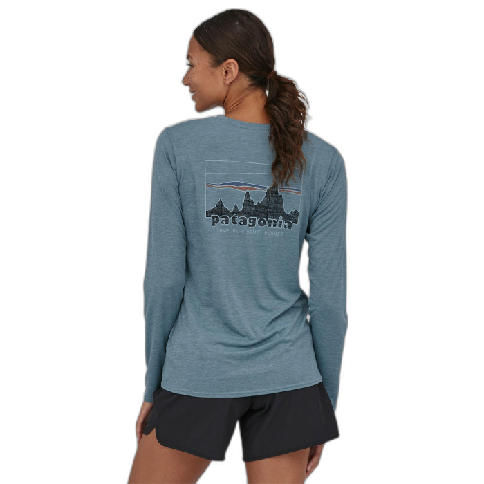 Koszulka damska PATAGONIA Capilene Cool Daily Graphic L/S /  niebieski