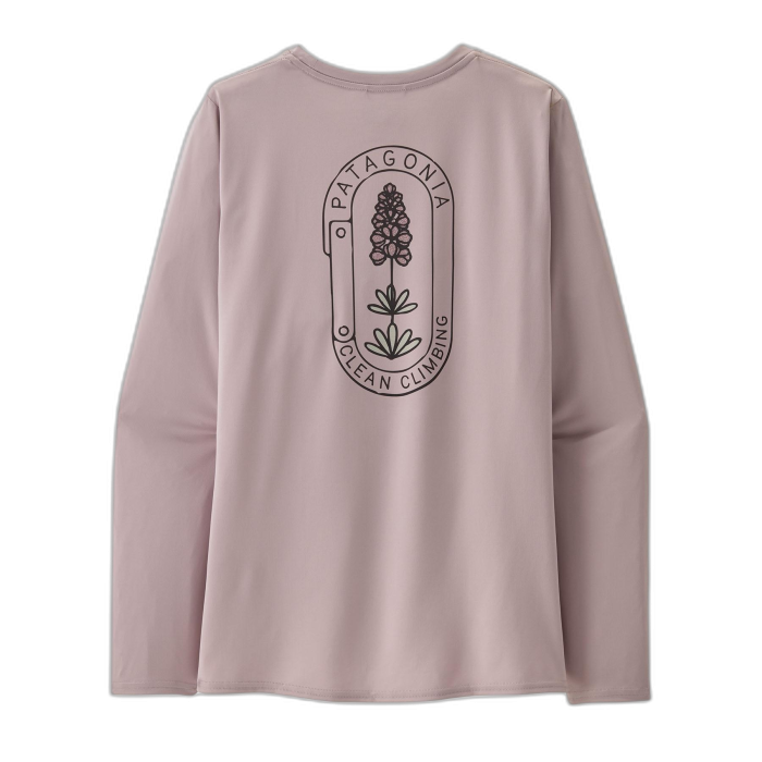 Koszulka damska PATAGONIA Capilene Cool Daily Graphic L/S /  fioletowy