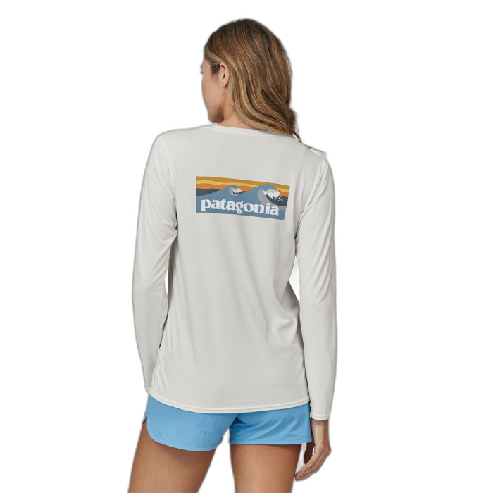 Koszulka damska PATAGONIA Capilene Cool Daily Graphic L/S /  biały