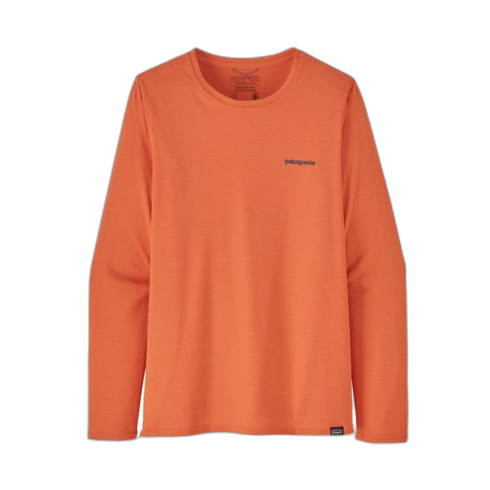 Koszulka damska PATAGONIA Capilene Cool Daily Graphic L/S /  pomarańczowy