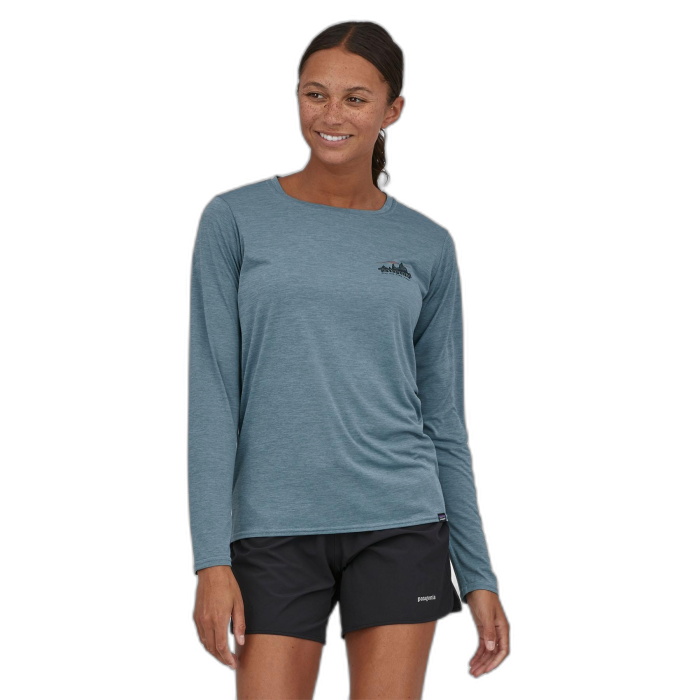 Koszulka damska PATAGONIA Capilene Cool Daily Graphic L/S /  niebieski