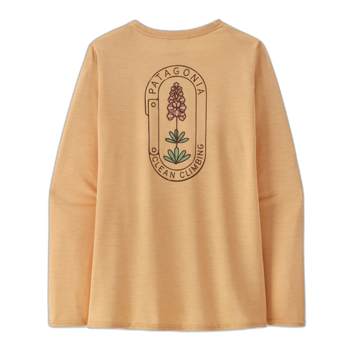 Koszulka damska PATAGONIA Capilene Cool Daily Graphic L/S /  pomarańczowy