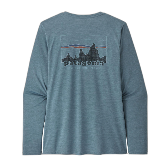 Koszulka damska PATAGONIA Capilene Cool Daily Graphic L/S /  niebieski