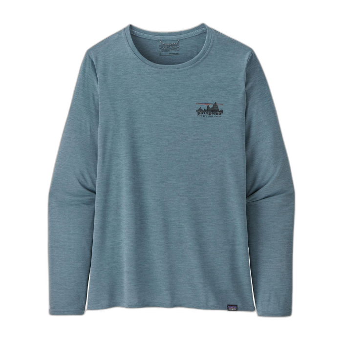 Koszulka damska PATAGONIA Capilene Cool Daily Graphic L/S /  niebieski