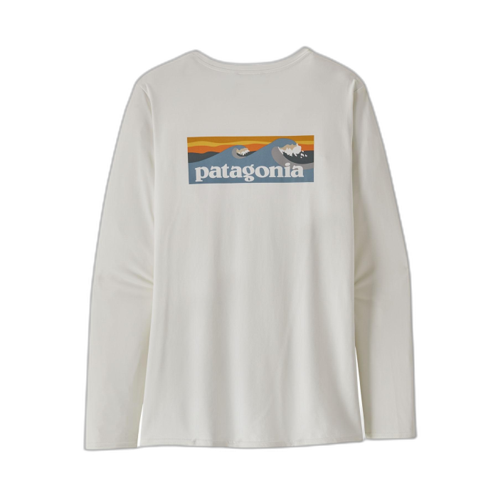 Koszulka damska PATAGONIA Capilene Cool Daily Graphic L/S /  biały