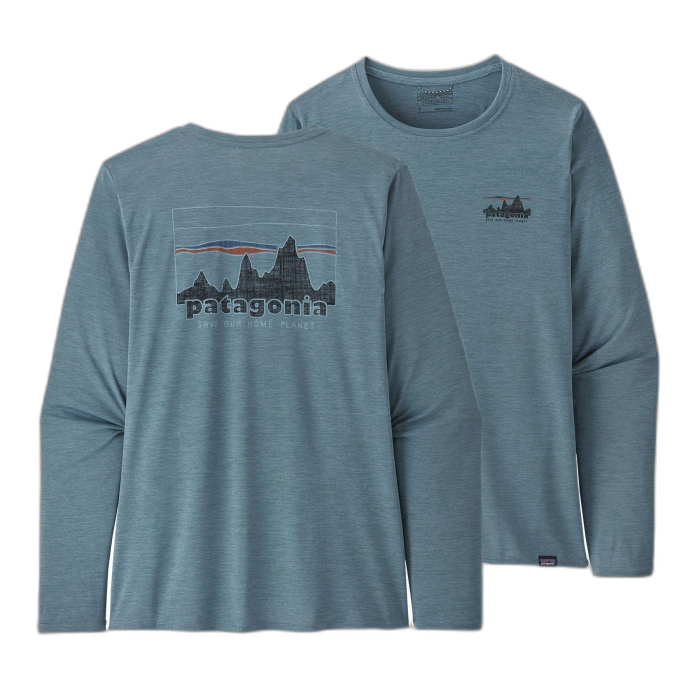 Koszulka damska PATAGONIA Capilene Cool Daily Graphic L/S /  niebieski