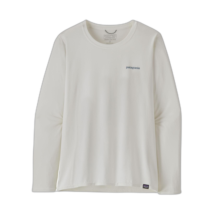 Koszulka damska PATAGONIA Capilene Cool Daily Graphic L/S /  biały