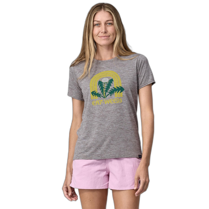 Koszulka damska PATAGONIA Capilene Cool Daily Graphic S/S /  szary