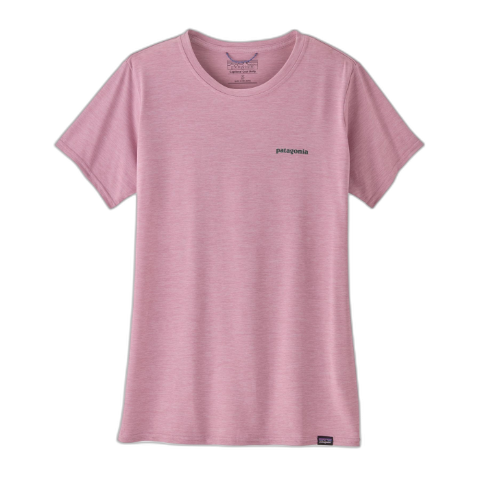 Koszulka damska PATAGONIA Capilene Cool Daily Graphic S/S /  różowy