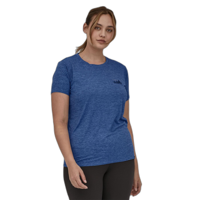 Koszulka damska PATAGONIA Capilene Cool Daily Graphic S/S /  niebieski