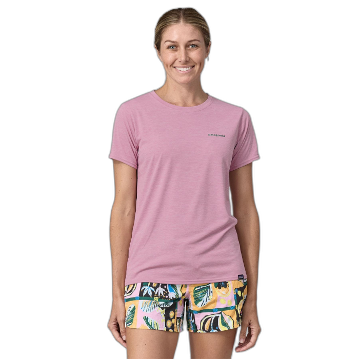 Koszulka damska PATAGONIA Capilene Cool Daily Graphic S/S /  różowy