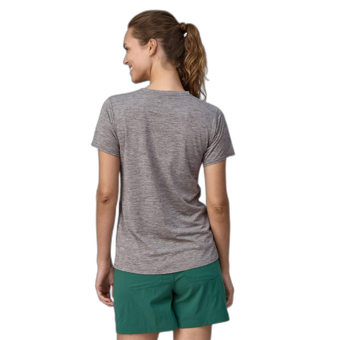 Koszulka damska PATAGONIA Capilene Cool Daily Graphic S/S /  szary