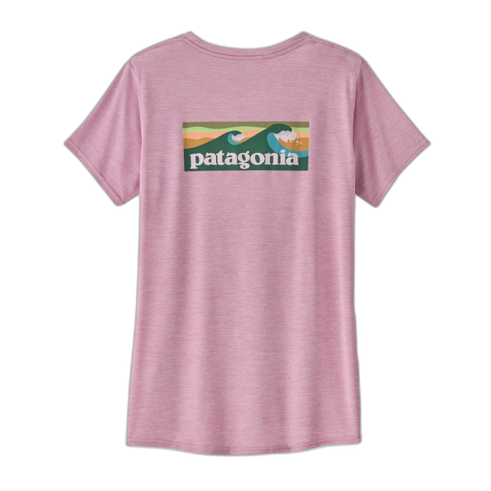 Koszulka damska PATAGONIA Capilene Cool Daily Graphic S/S /  różowy
