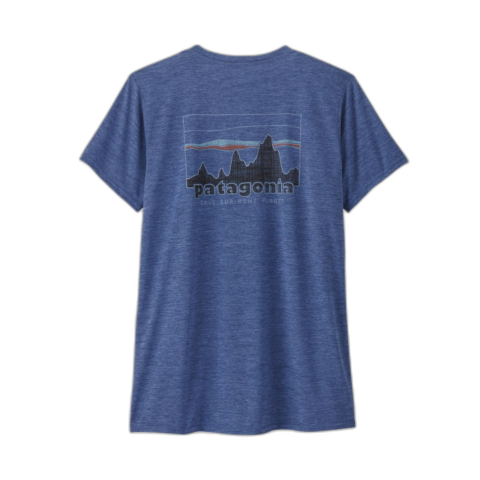 Koszulka damska PATAGONIA Capilene Cool Daily Graphic S/S /  niebieski