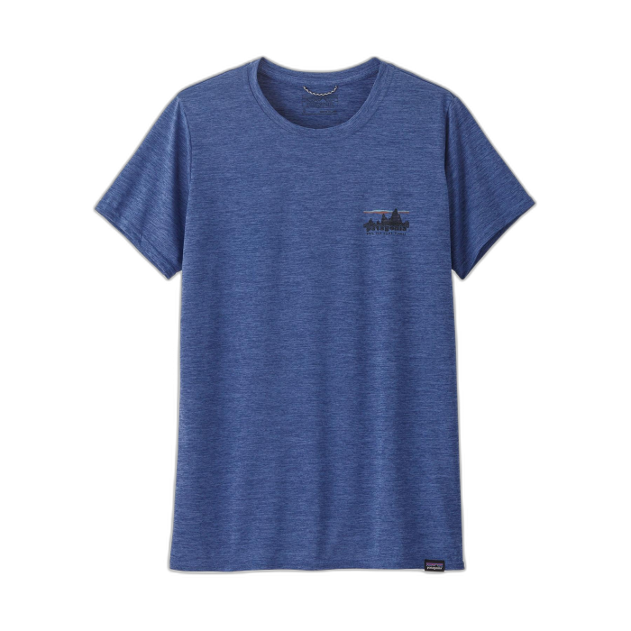 Koszulka damska PATAGONIA Capilene Cool Daily Graphic S/S /  niebieski