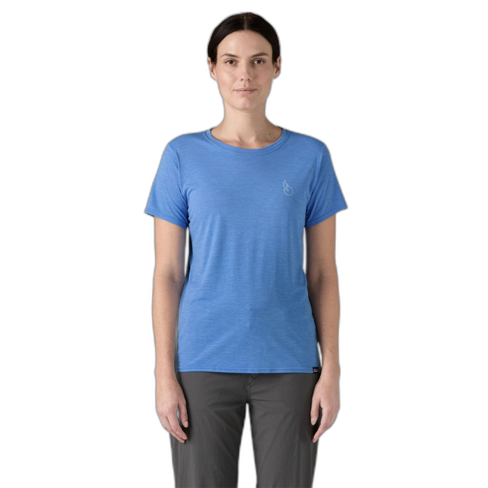 Koszulka damska PATAGONIA Capilene Cool Daily Graphic S/S /  niebieski