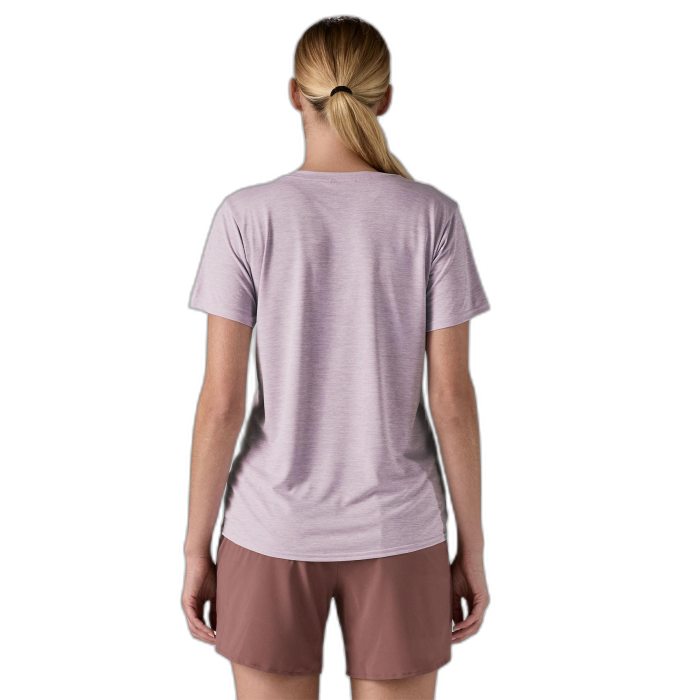 Koszulka damska PATAGONIA Capilene Cool Daily S/S /  fioletowy