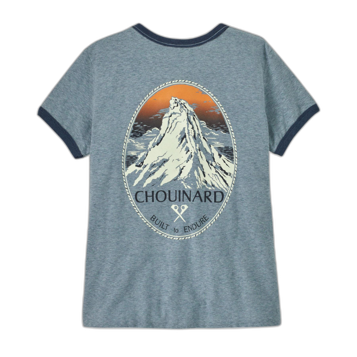Koszulka damska PATAGONIA Chouinard S/S /  niebieski