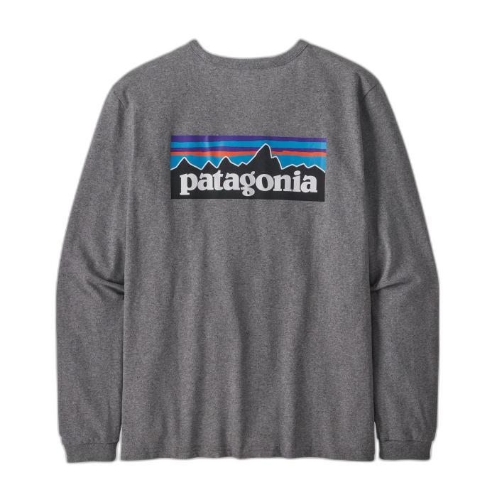 Koszulka damska PATAGONIA P-6 Logo L/S /  szary
