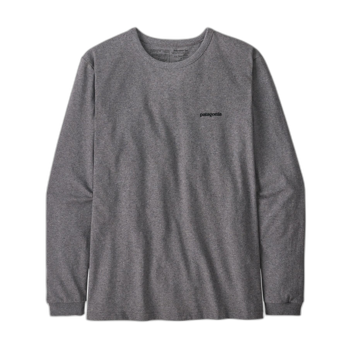 Koszulka damska PATAGONIA P-6 Logo L/S /  szary