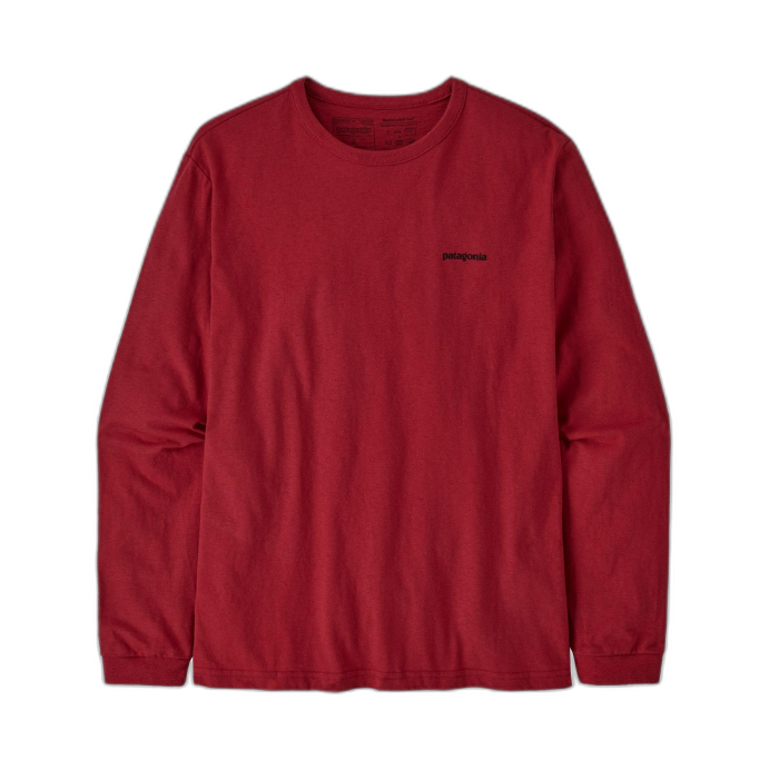 Koszulka damska PATAGONIA P-6 Logo L/S /  czerwony