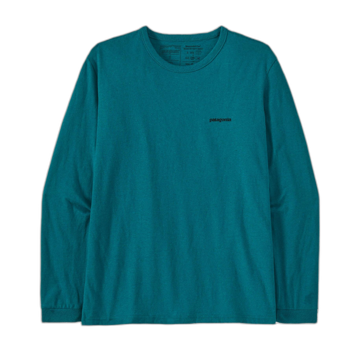 Koszulka damska PATAGONIA P-6 Logo L/S /  niebieski