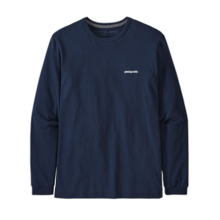 Koszulka damska PATAGONIA P-6 Logo L/S /  granatowy