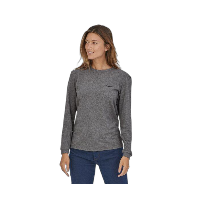 Koszulka damska PATAGONIA P-6 Logo L/S /  szary