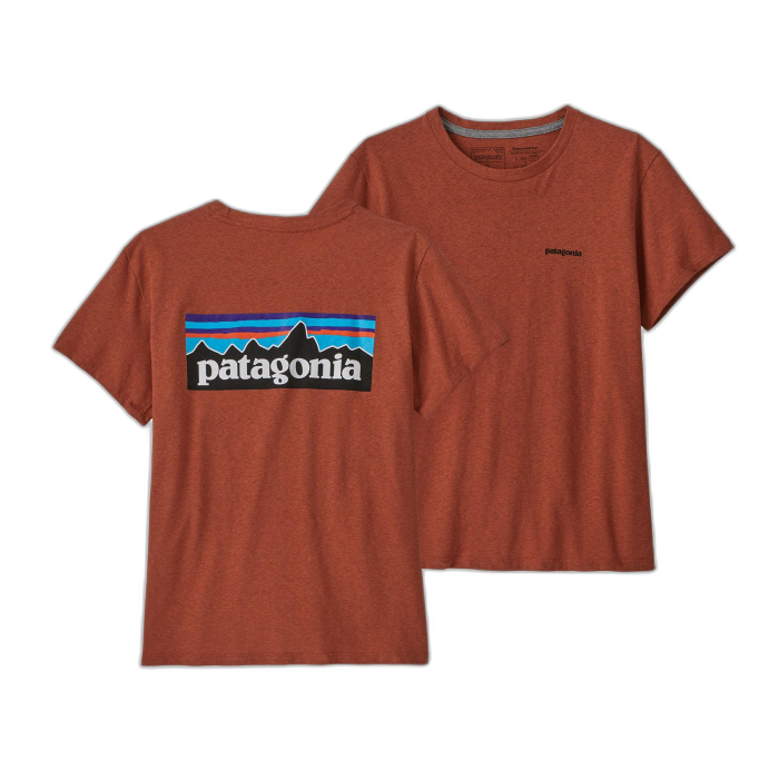 Koszulka damska PATAGONIA P-6 Logo S/S /  czerwony