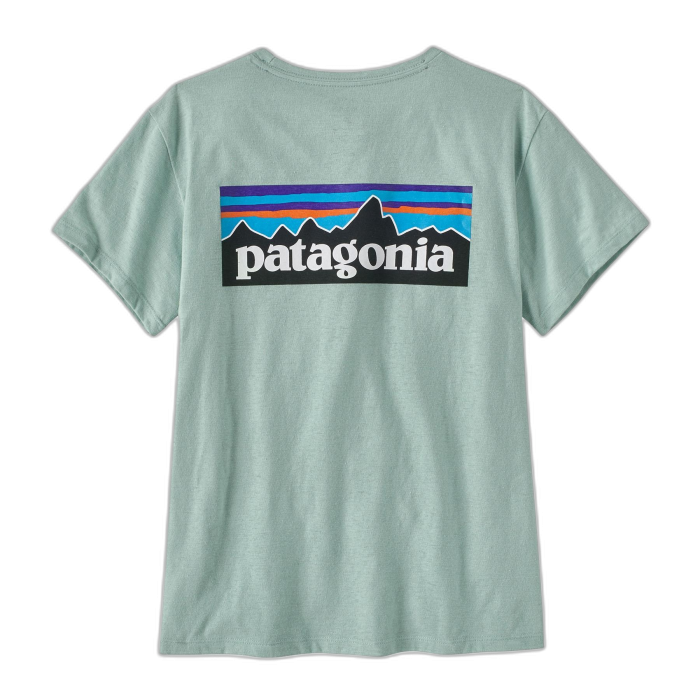 Koszulka damska PATAGONIA P-6 Logo S/S /  zielony