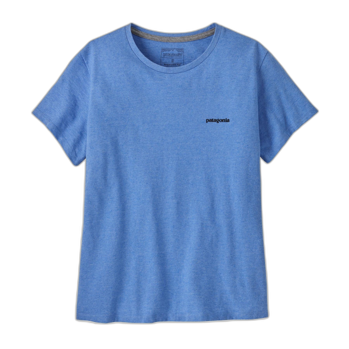 Koszulka damska PATAGONIA P-6 Logo S/S /  niebieski