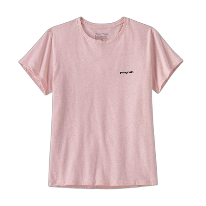 Koszulka damska PATAGONIA P-6 Logo S/S /  różowy